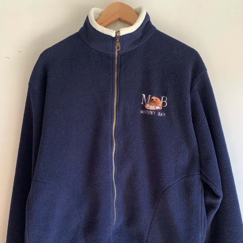 VTG Monterey Bay Fleece Zip Up Sweater